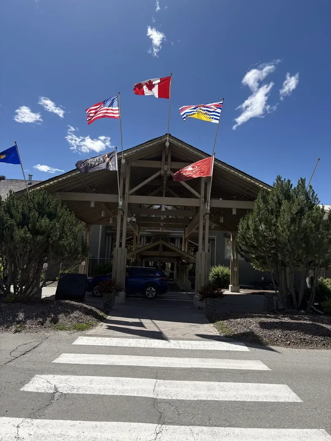 St. Eugene Golf Resort & Casino, Cranbrook - the resort building among the grounds